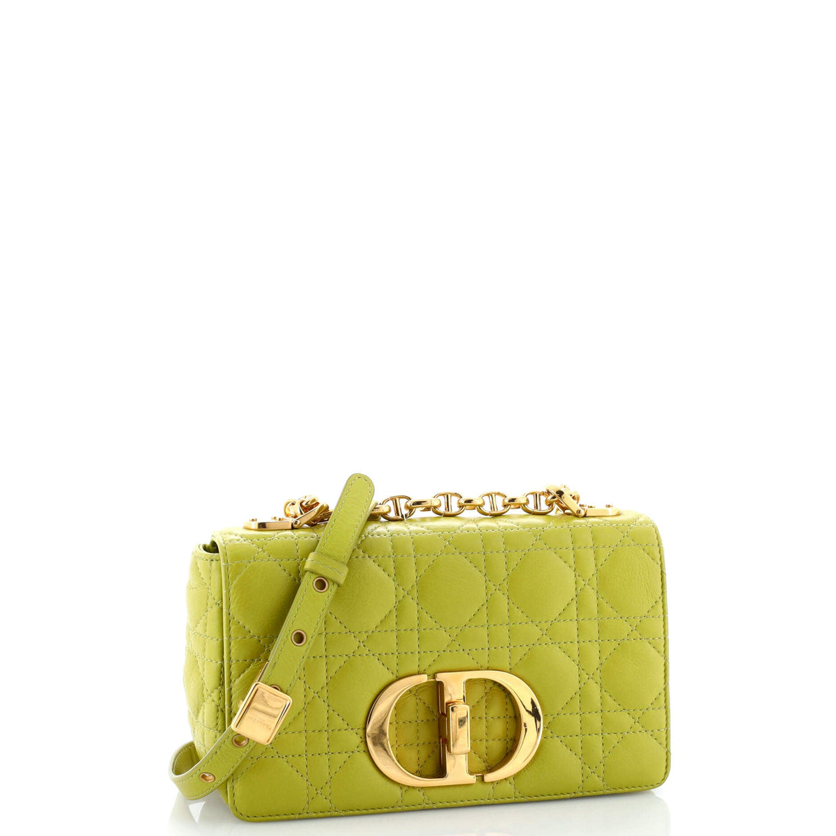 Caro Bag Cannage Quilt Calfskin Small