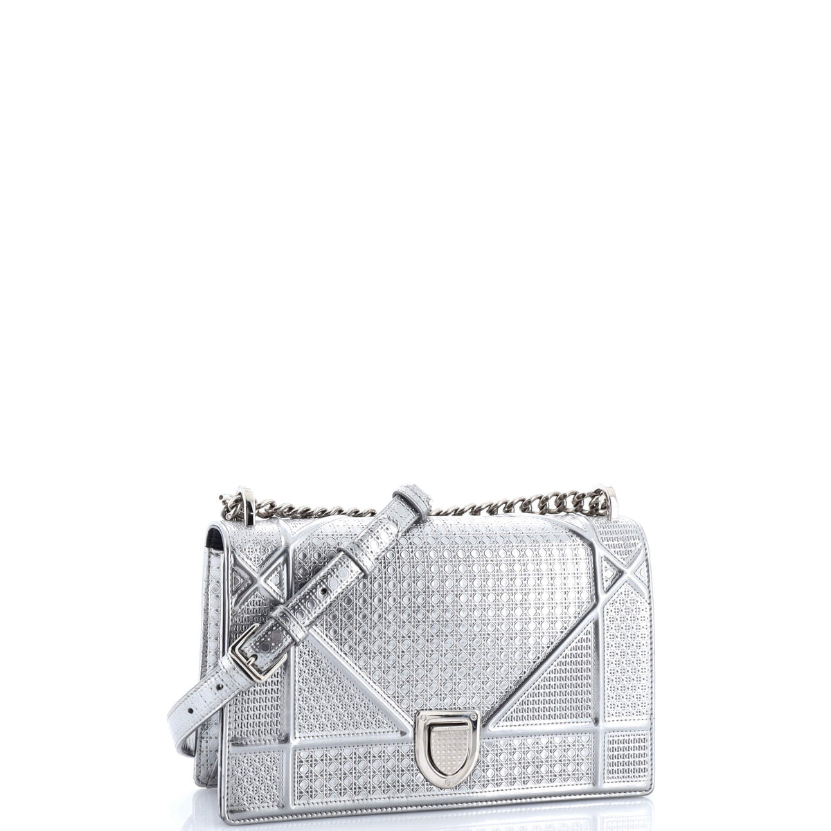 Diorama Flap Bag Cannage Embossed Calfskin Medium
