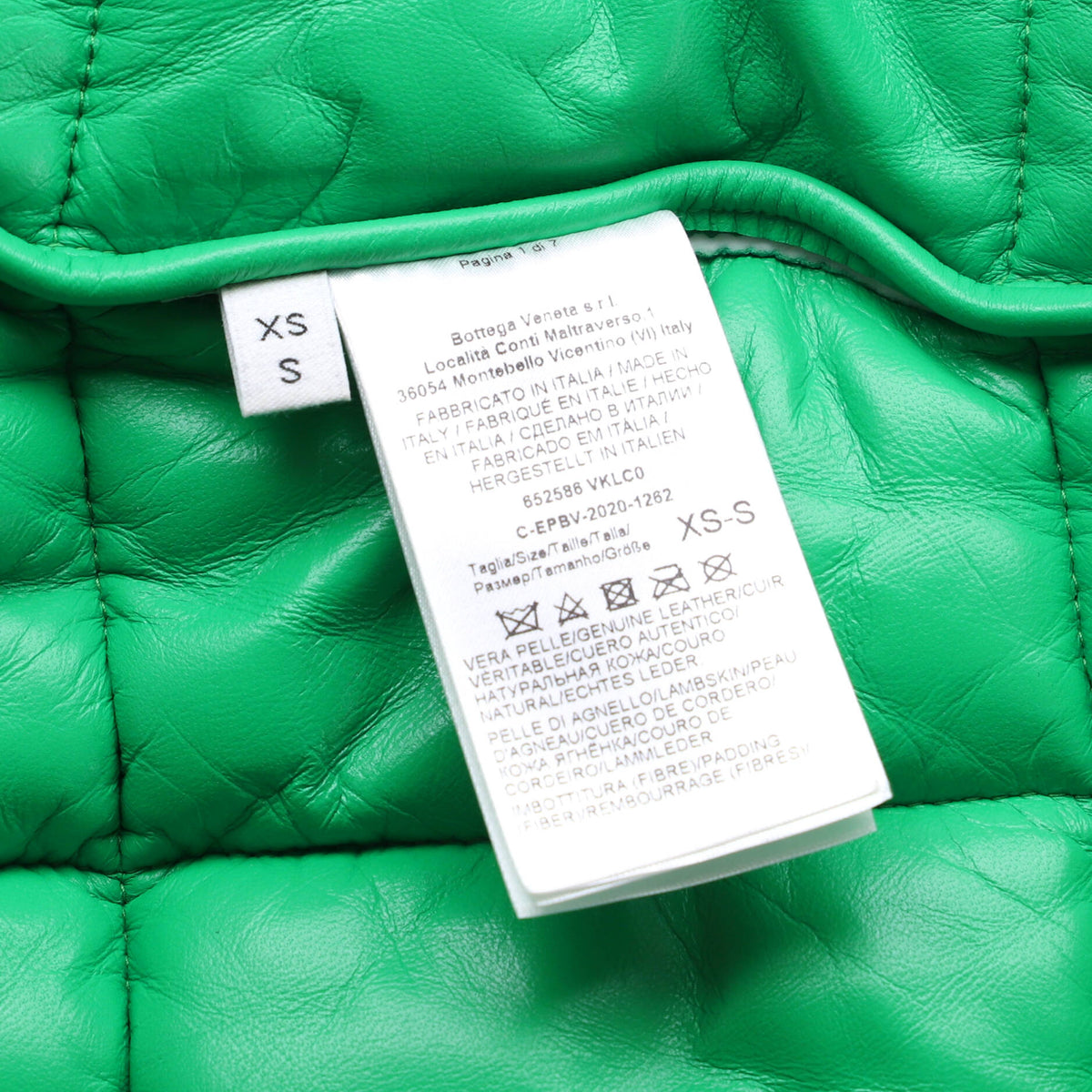 Women's Cropped Button Up Vest Quilted Leather