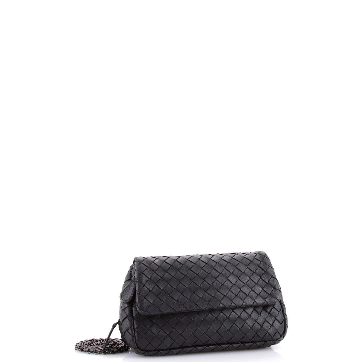 Expandable Chain Crossbody Bag Intrecciato Nappa Small
