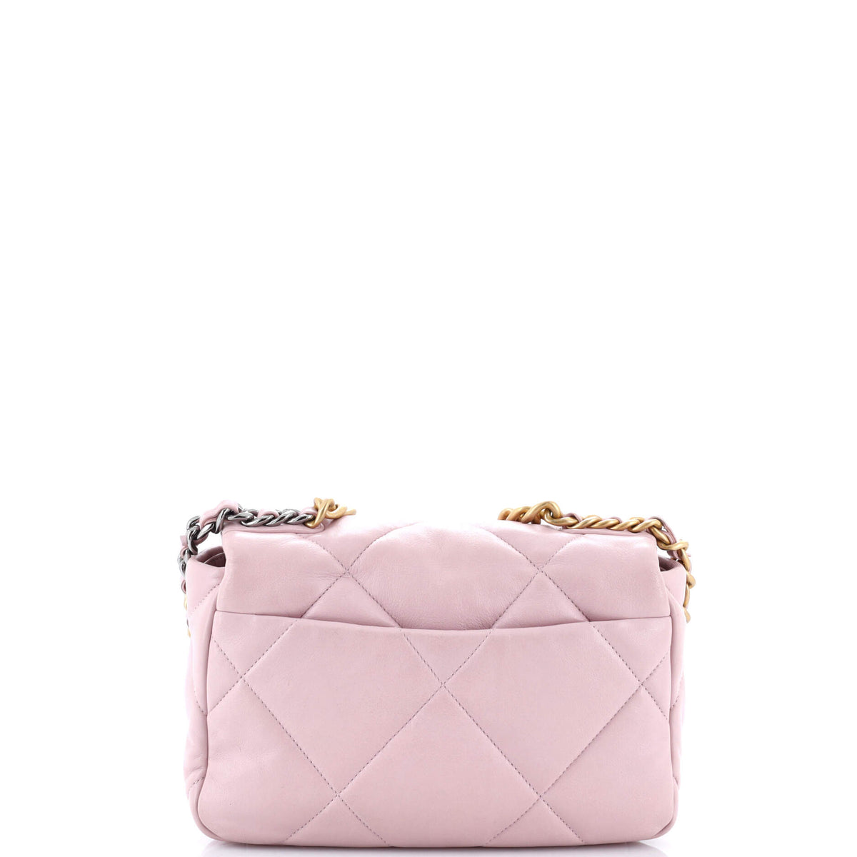 19 Flap Bag Quilted Leather Medium