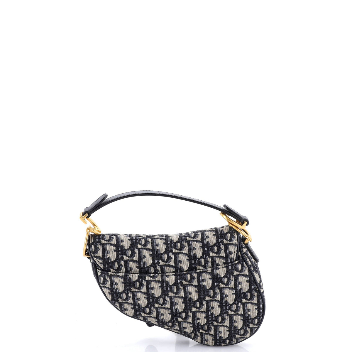 Saddle Handbag Oblique Canvas Mini