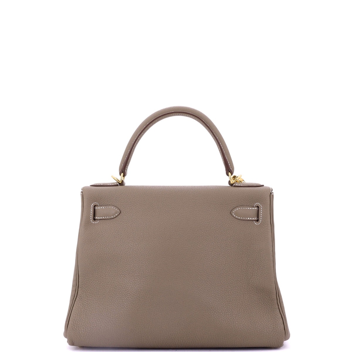 Kelly Handbag Grey Togo with Gold Hardware 28