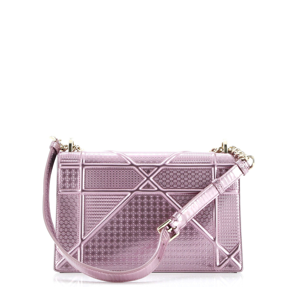 Diorama Flap Bag Cannage Embossed Calfskin Medium