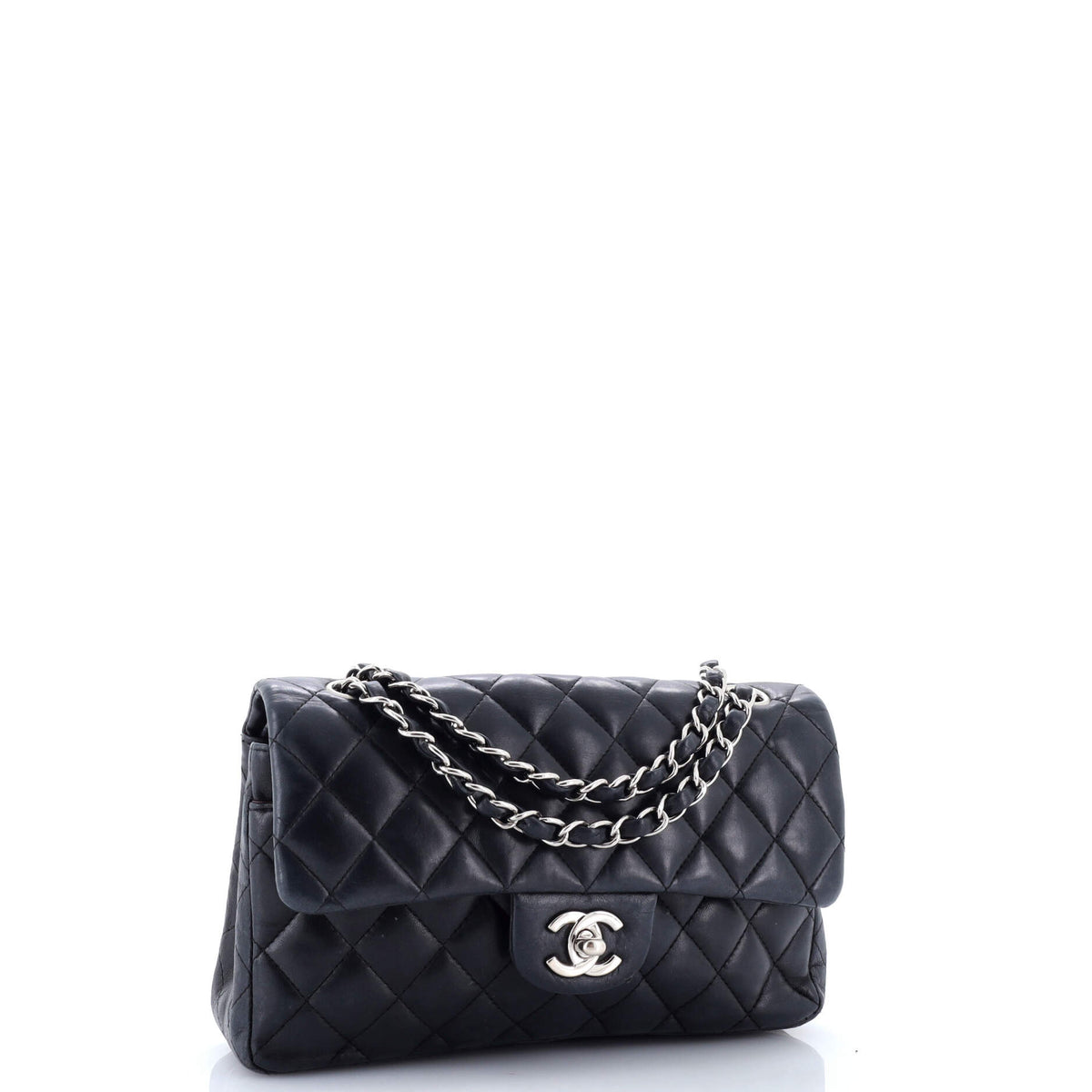 Classic Double Flap Bag Quilted Lambskin Small