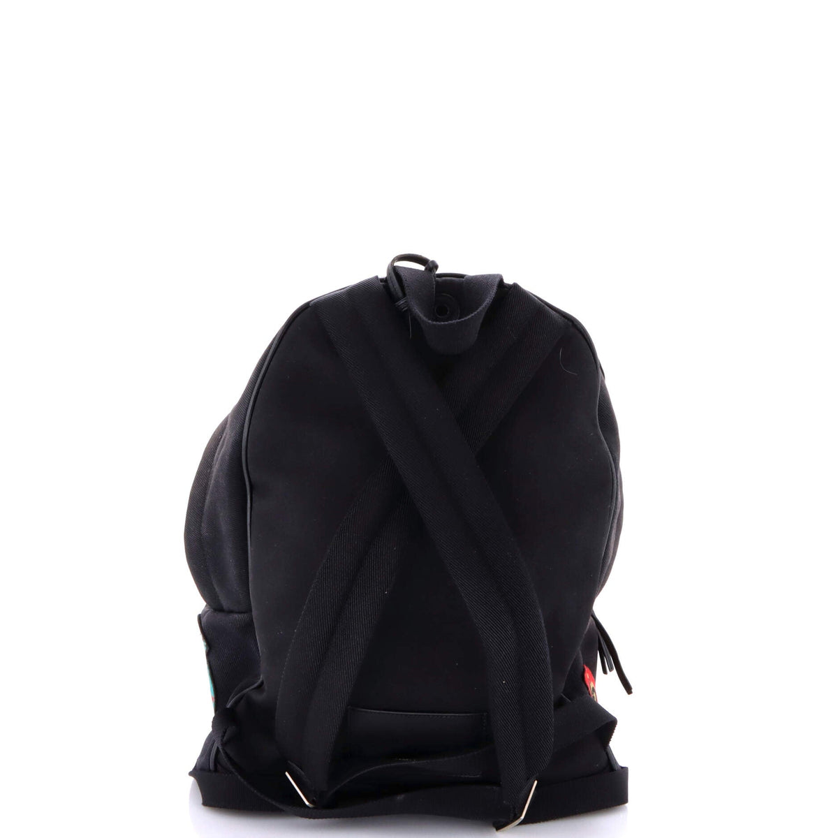 City Backpack Patch Embellished Canvas Medium