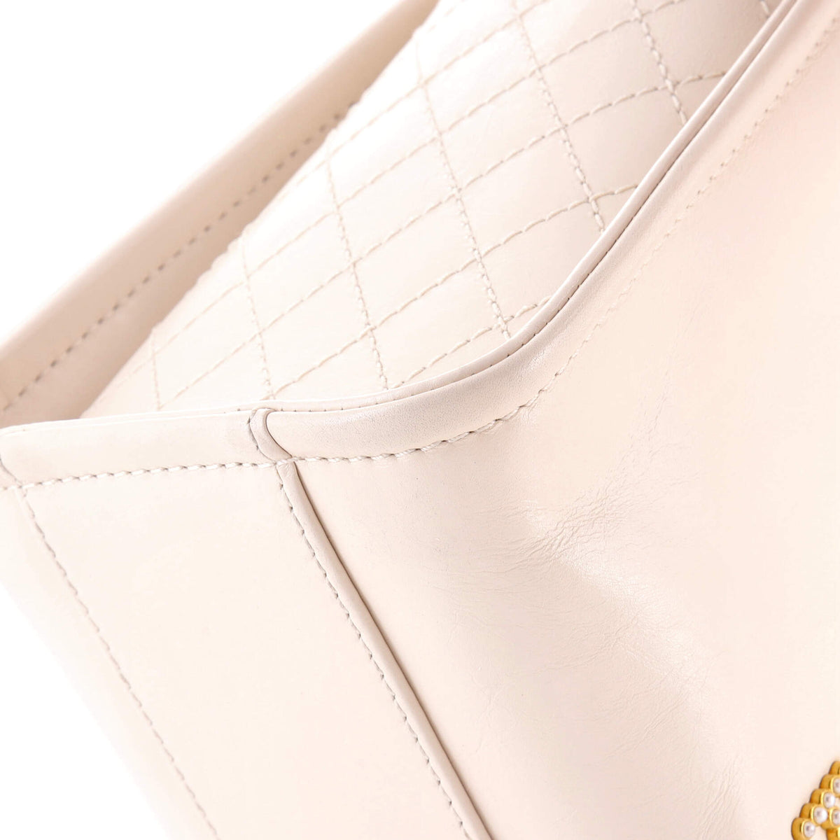 Deauville Tote Embellished Shiny Calfskin Small