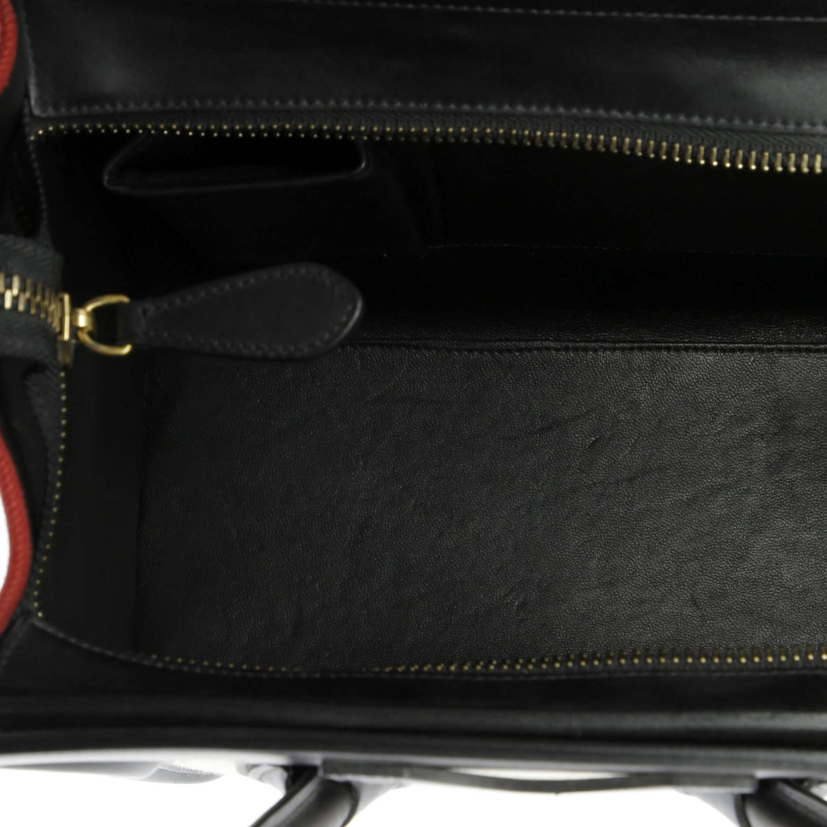 Tricolor Luggage Bag Canvas and Leather Micro