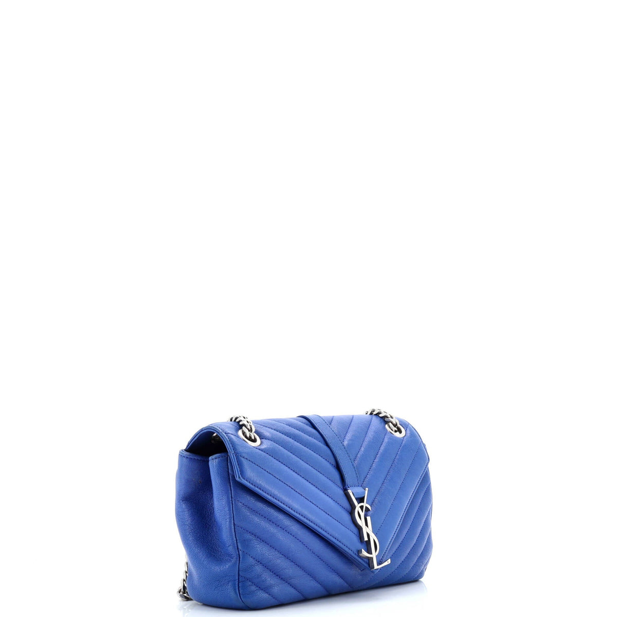 Classic Monogram Slouchy Envelope Satchel Matelasse Chevron Leather Medium