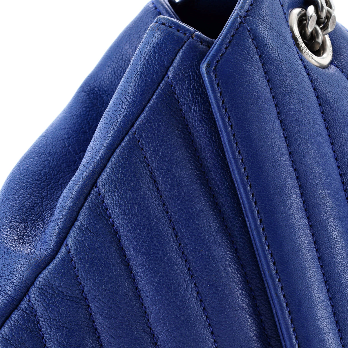 Classic Monogram Slouchy Envelope Satchel Matelasse Chevron Leather Medium