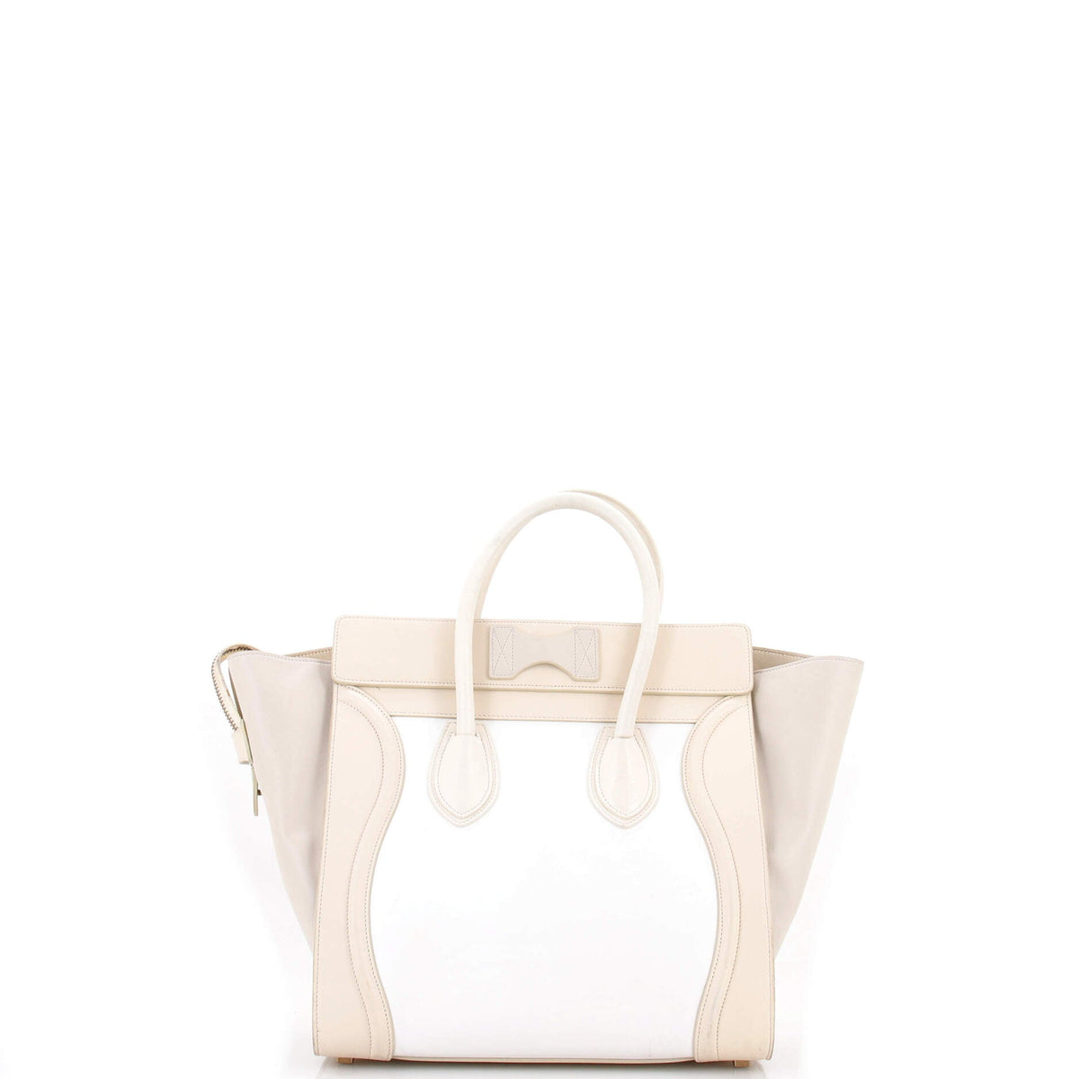 Tricolor Luggage Bag Leather Mini