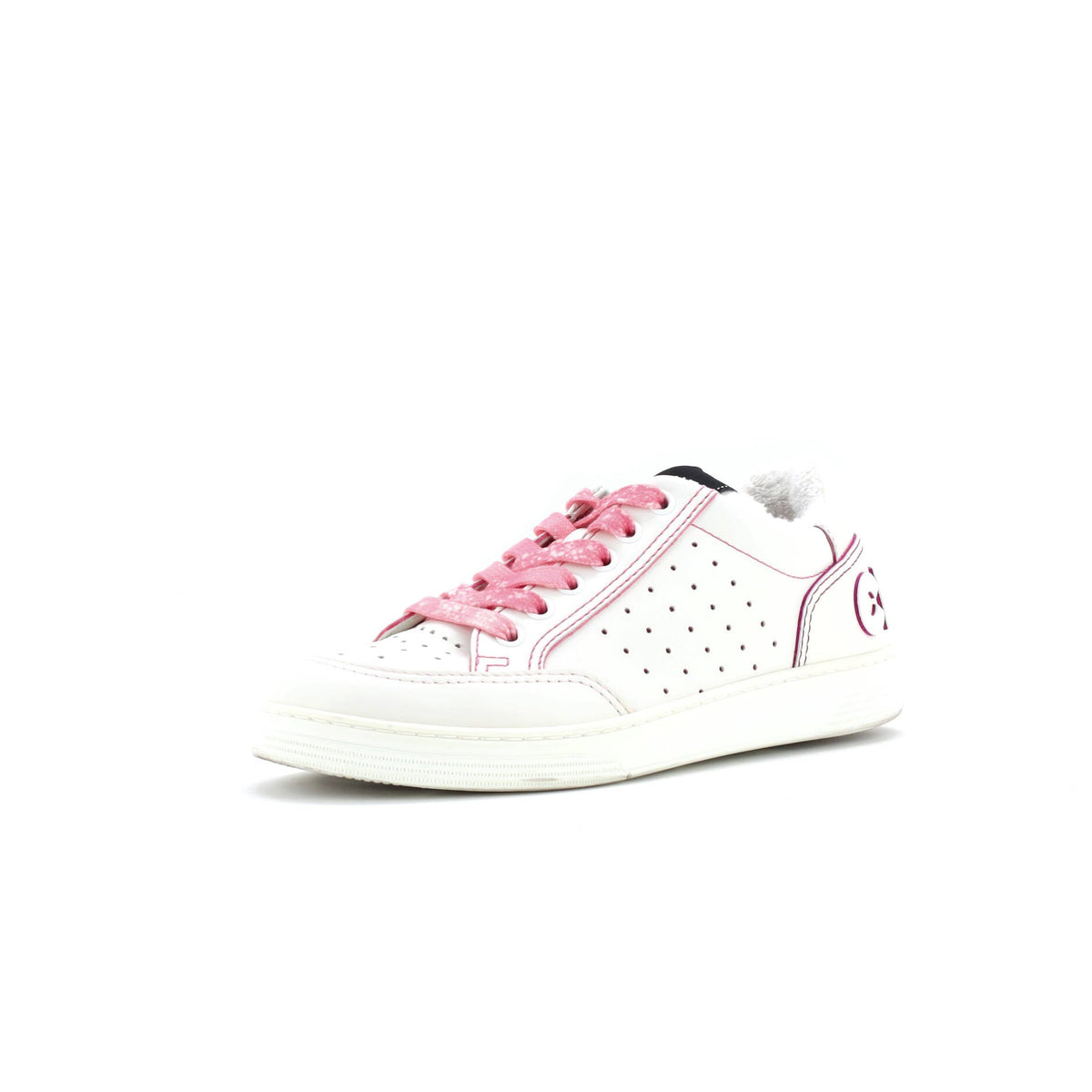 Women's Logo Low-Top Sneakers Leather
