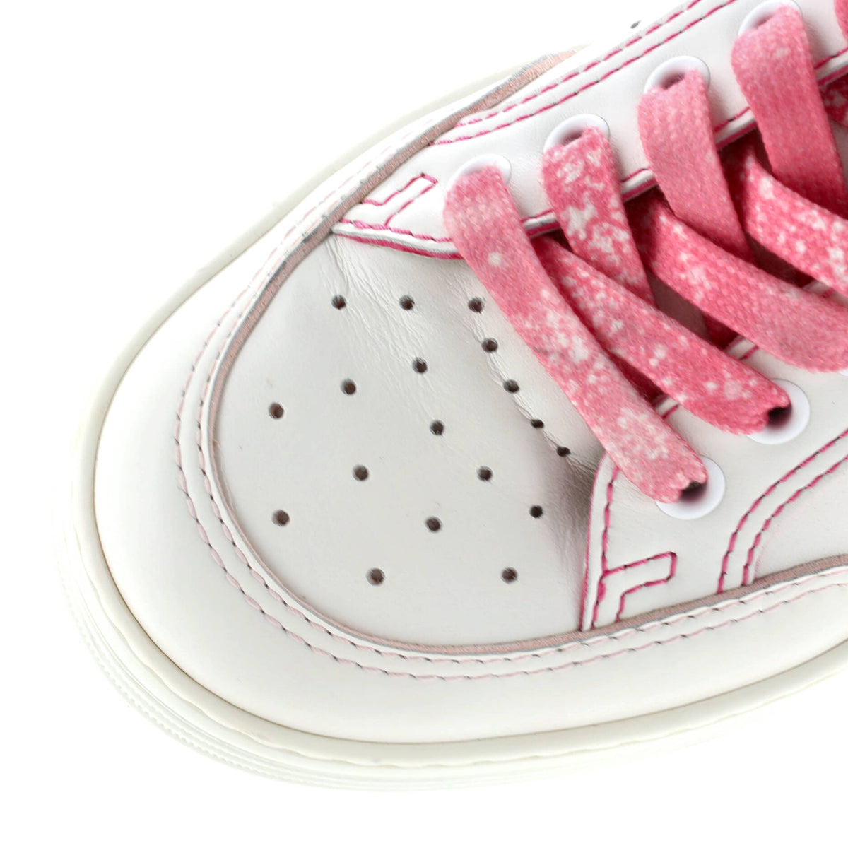 Women's Logo Low-Top Sneakers Leather