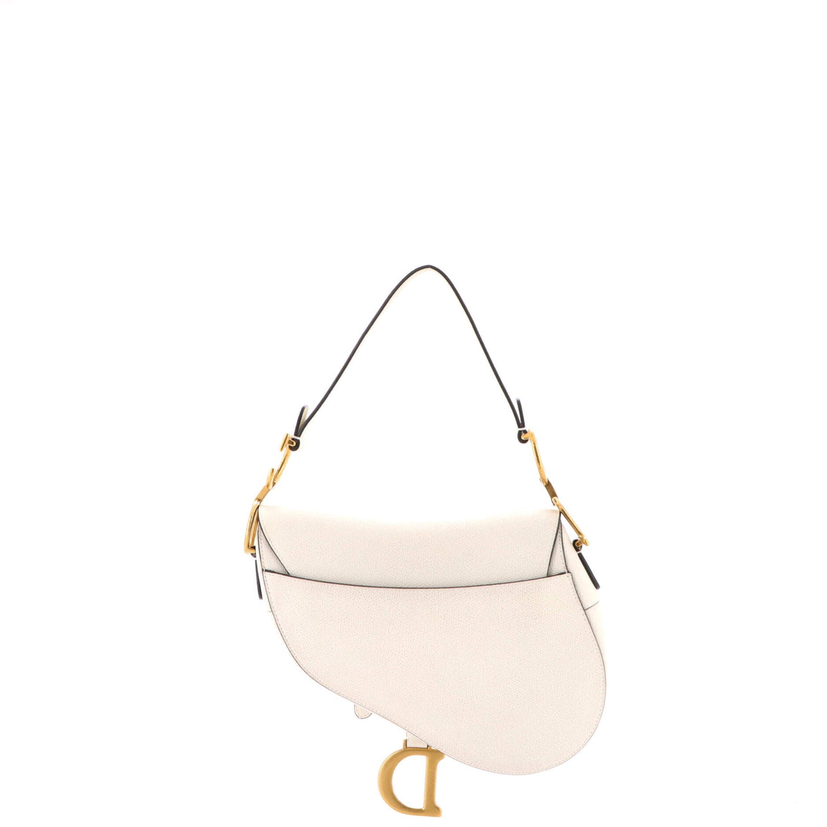 Saddle Handbag Leather Medium