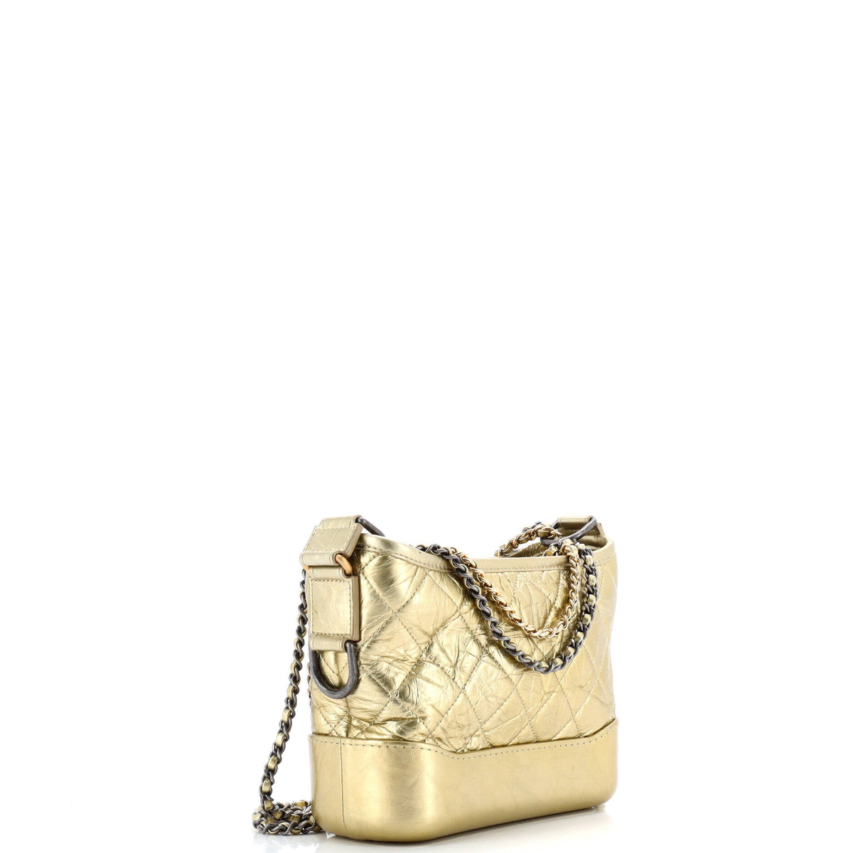 Gabrielle Hobo Quilted Aged Calfskin Small