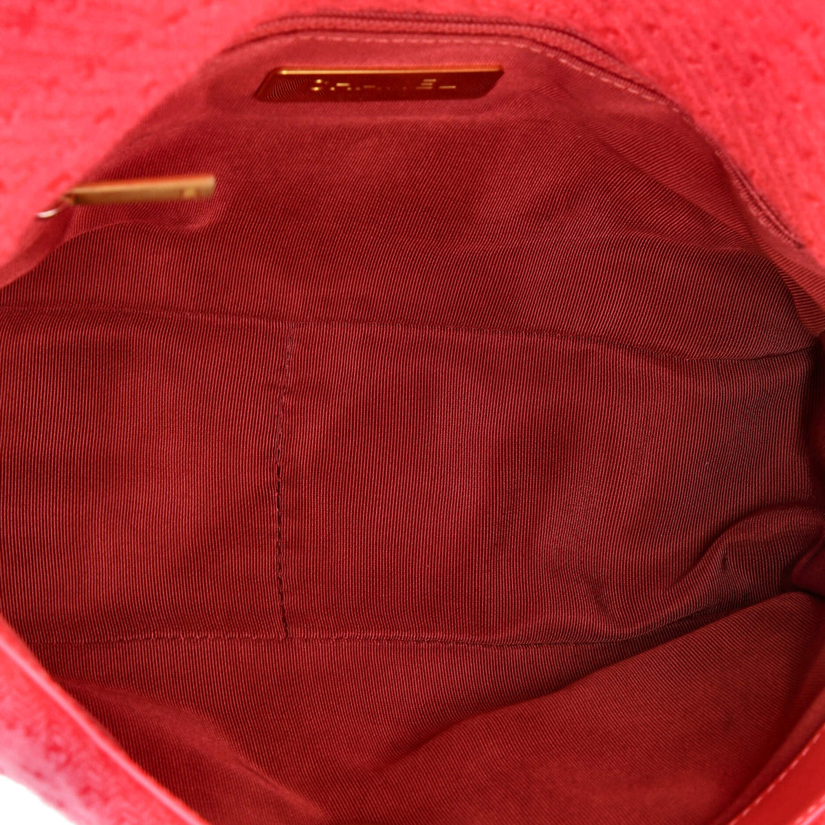 19 Flap Bag Quilted Tweed Medium