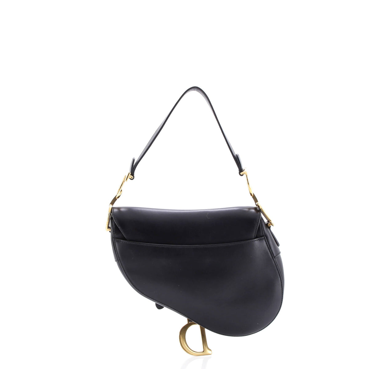 Saddle Handbag Leather Medium