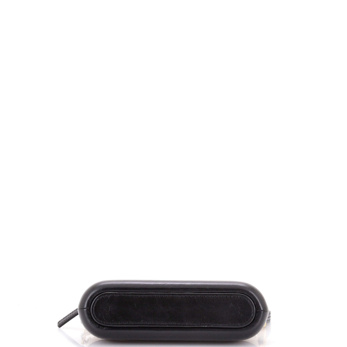 Gabrielle Double Zip Clutch with Chain Quilted Aged Calfskin