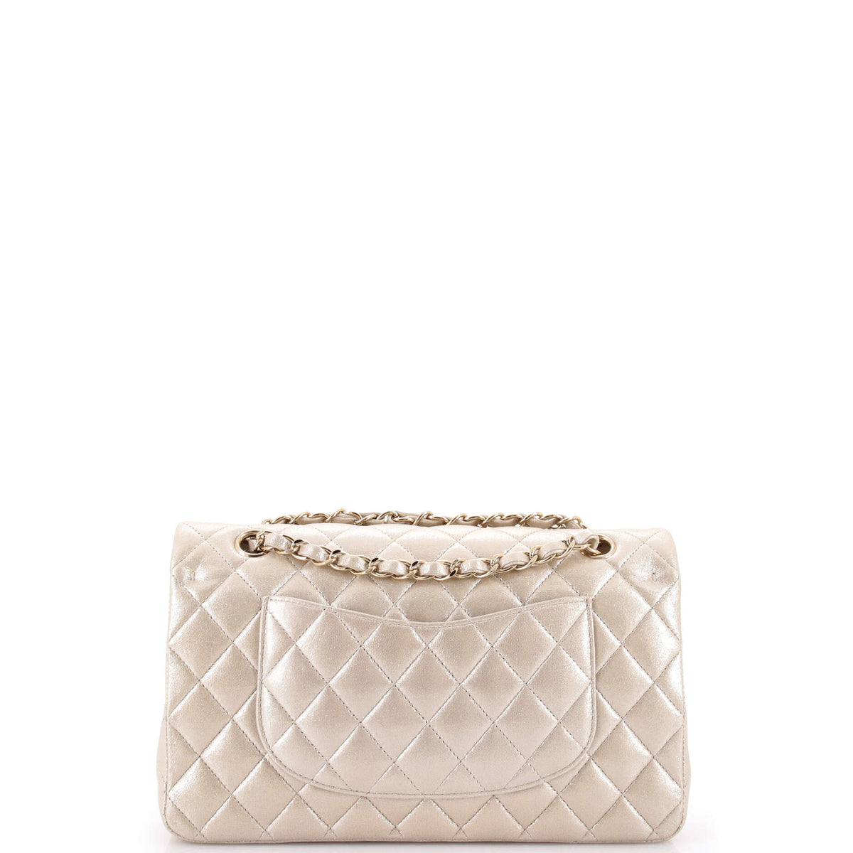 Classic Double Flap Bag Quilted Iridescent Calfskin Medium