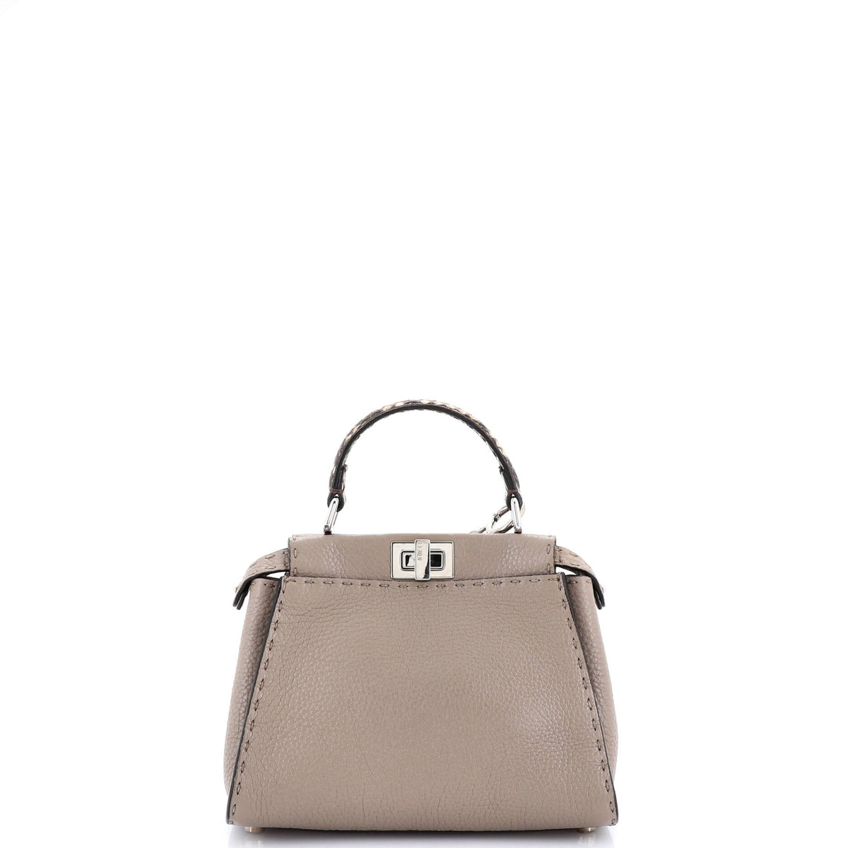 Selleria Peekaboo Bag Leather with Python Mini