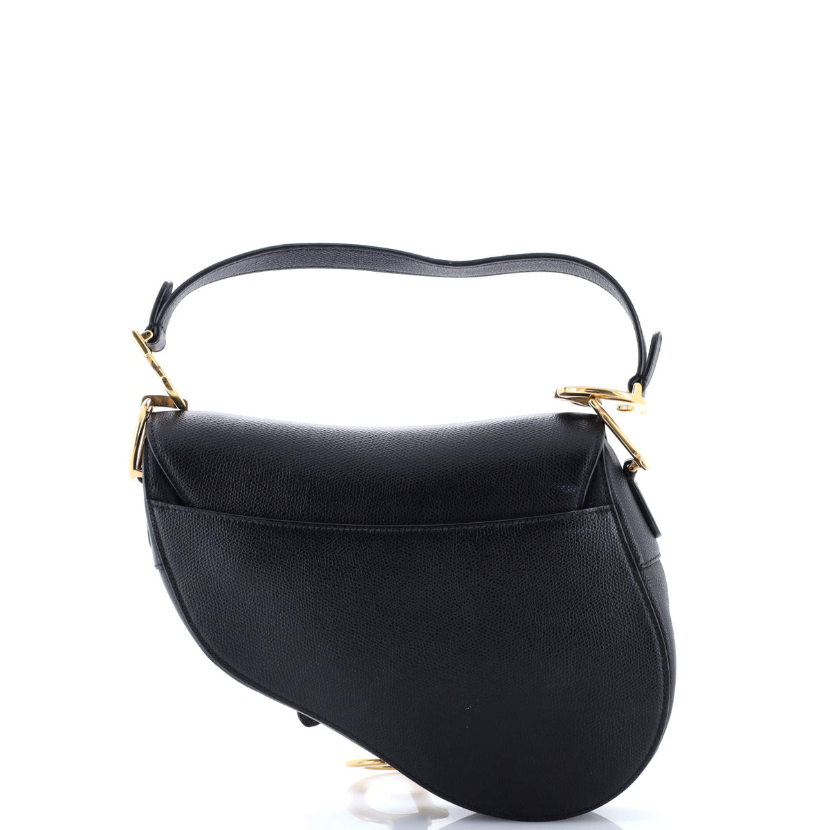Saddle Handbag Leather Medium