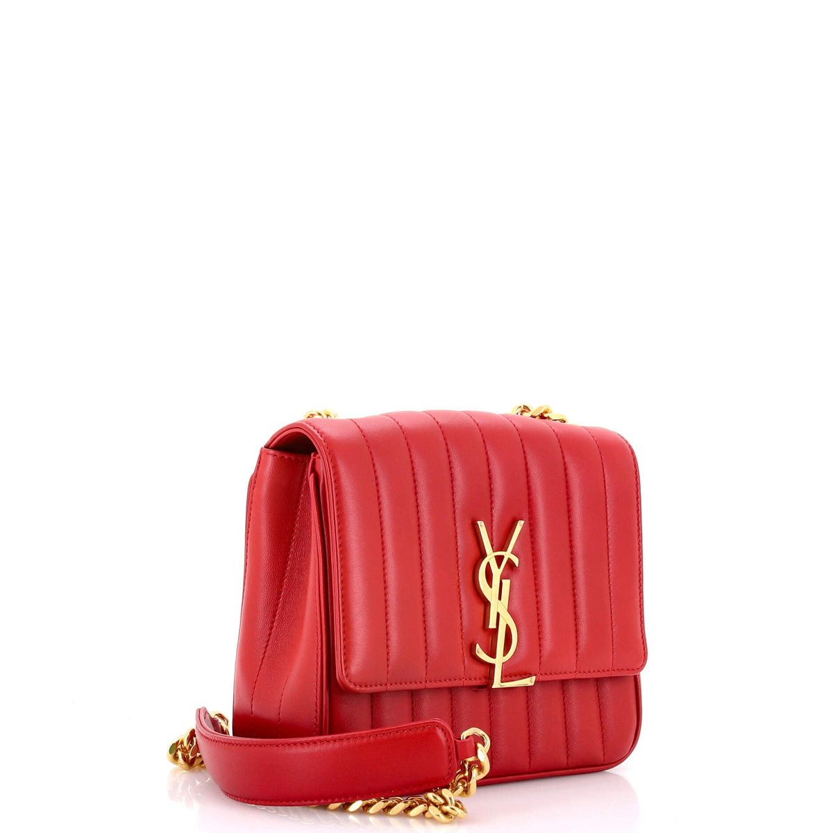 Vicky Crossbody Bag Vertical Quilted Leather Medium