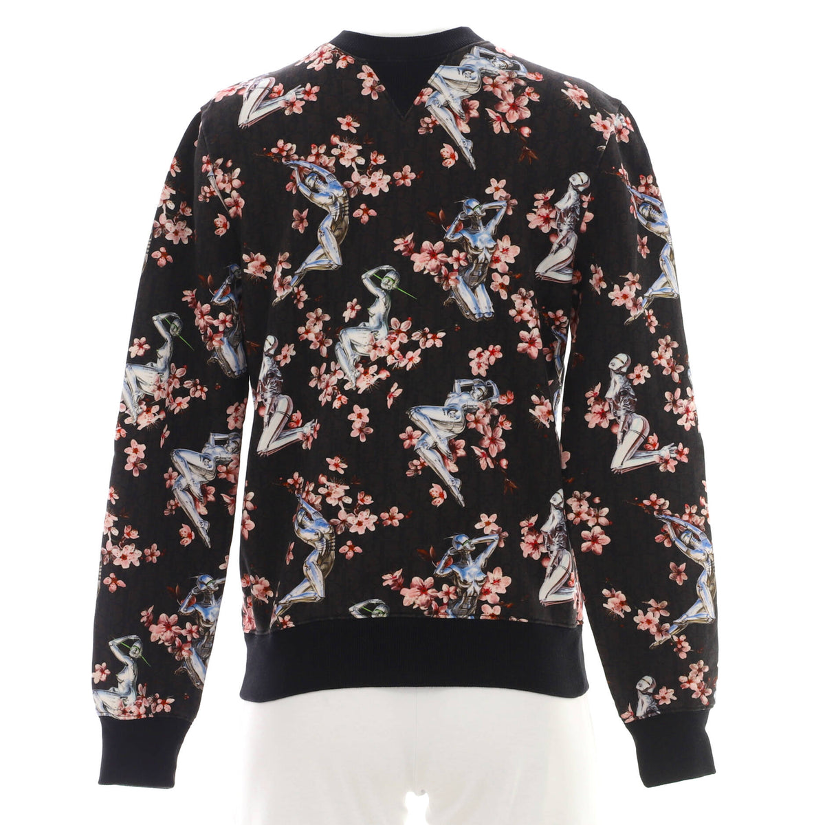 Men's Crewneck Sweatshirt Limited Edition Sorayama Oblique Cotton