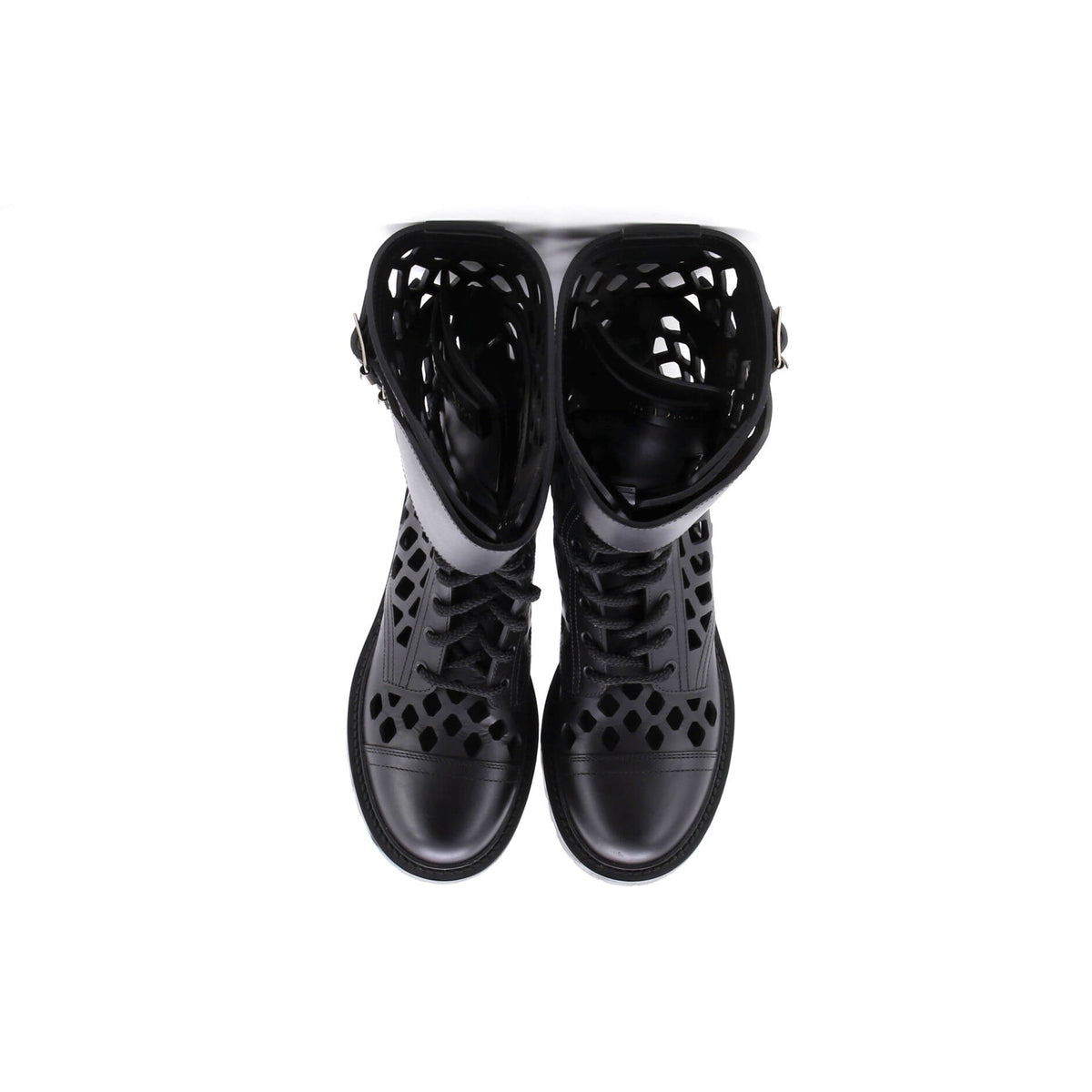 Women's D-Trap Cut-Out Ankle Boots Leather