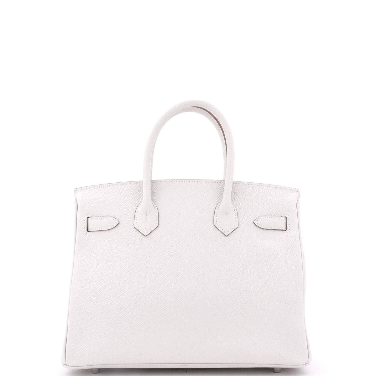 Birkin Handbag Light Epsom with Palladium Hardware 30