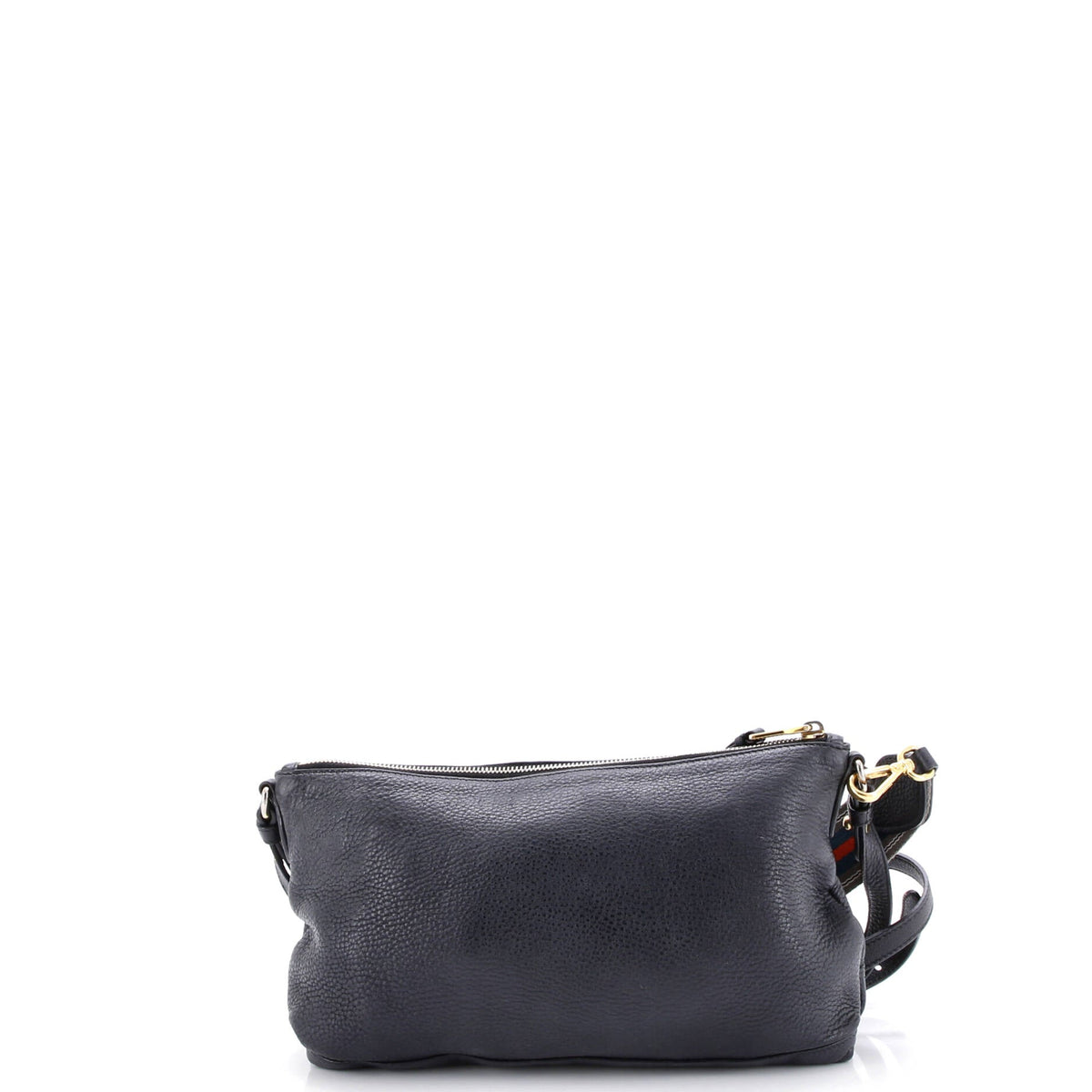 Dual Strap Flat Crossbody Bag Vitello Daino Medium