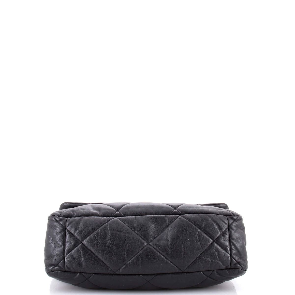 19 Flap Bag Quilted Leather Maxi