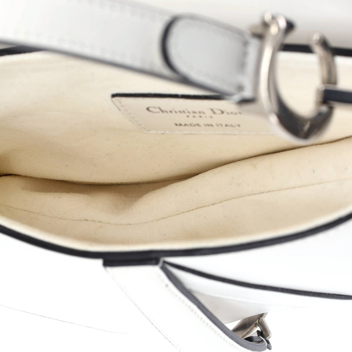 Saddle Handbag Leather Mini