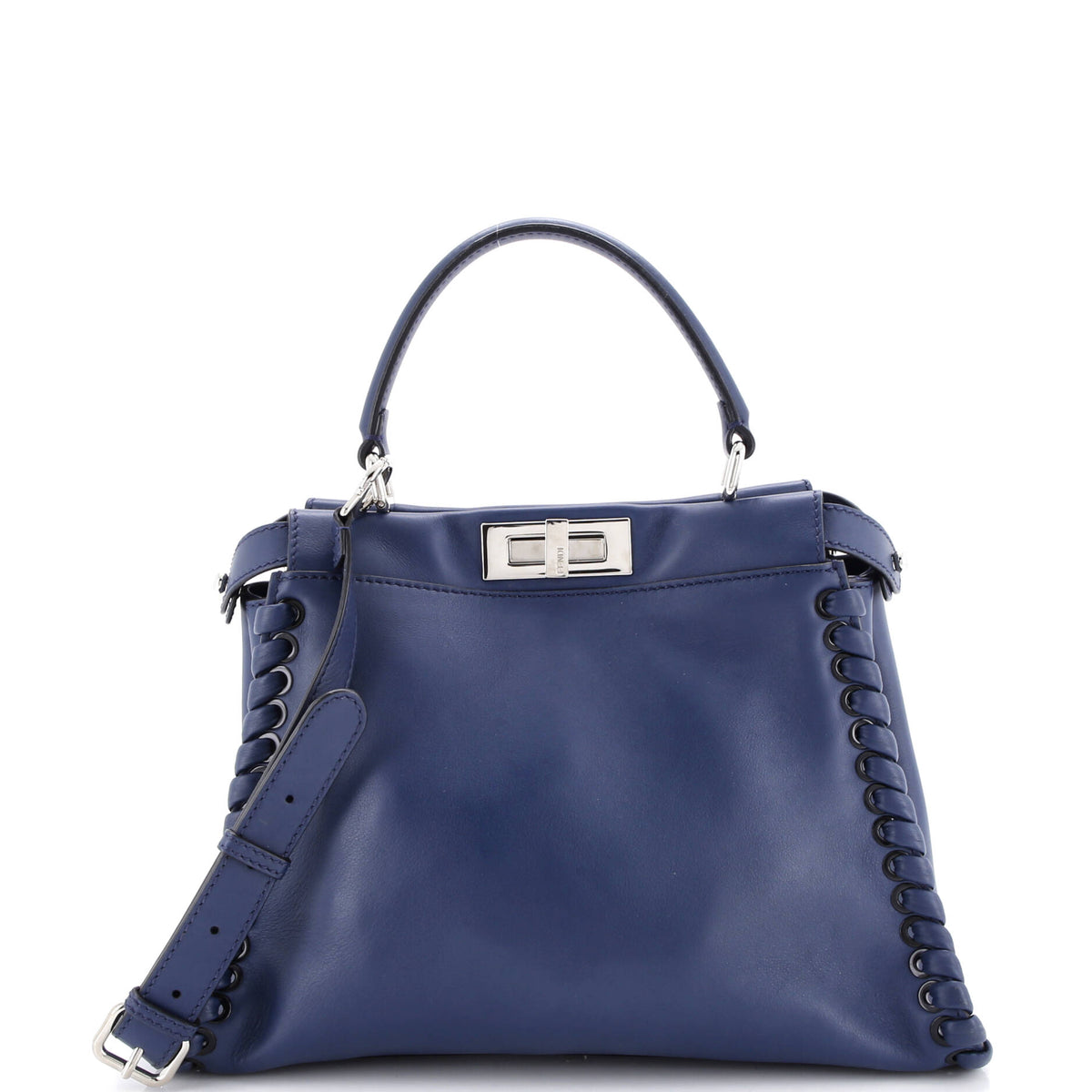 Peekaboo Bag Whipstitch Leather Regular