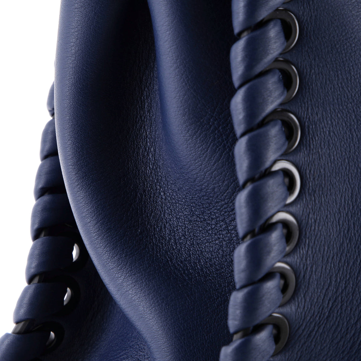 Peekaboo Bag Whipstitch Leather Regular