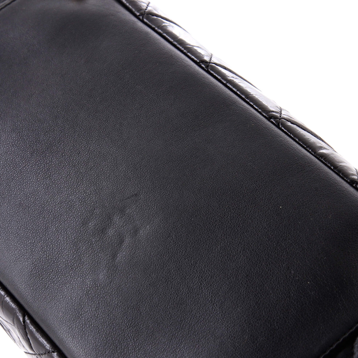 Accordion Reissue Flap Bag Quilted Glazed Calfskin Maxi