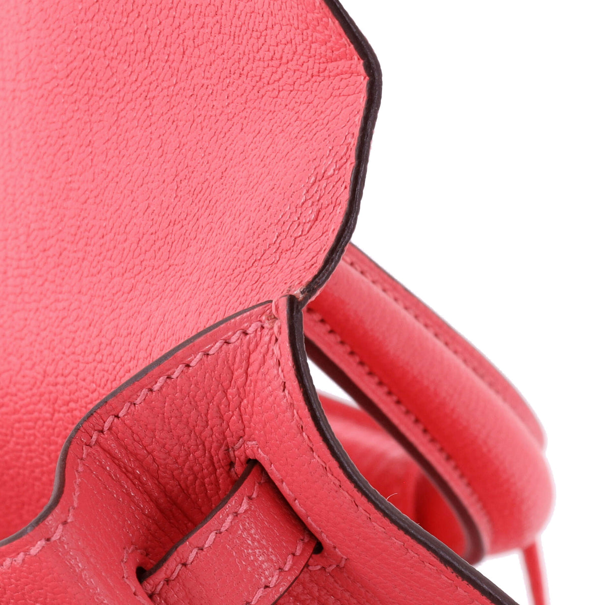 Kelly Handbag Rose Azalée Chevre Mysore with Palladium Hardware 25