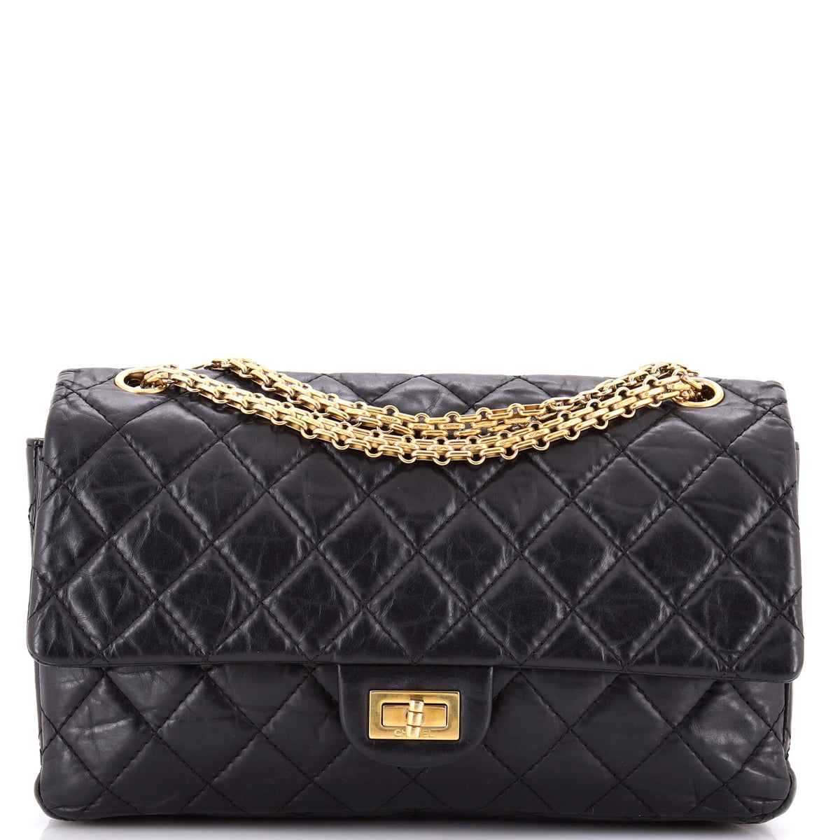 Reissue 2.55 Flap Bag Quilted Aged Calfskin 226