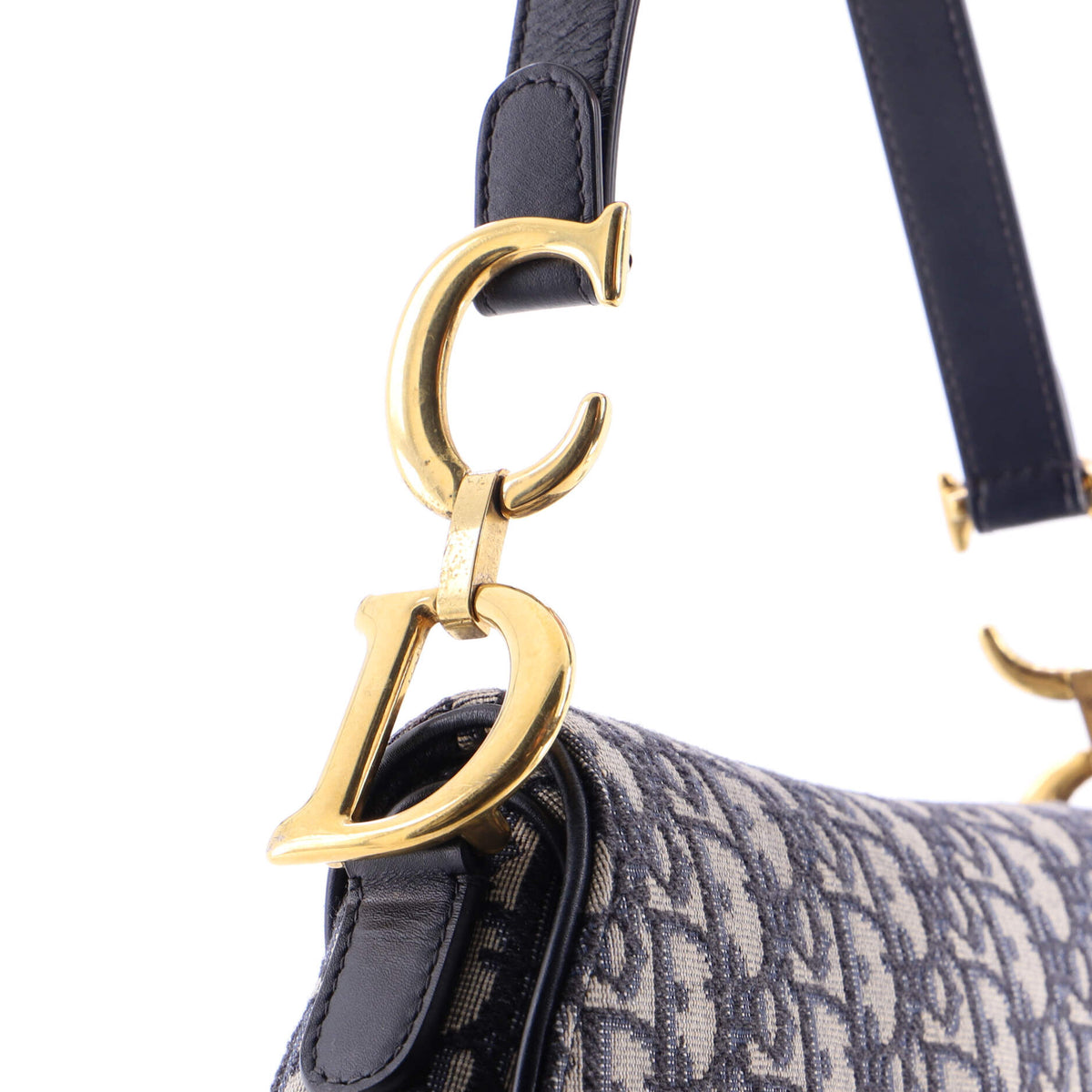 Saddle Handbag Oblique Canvas Medium