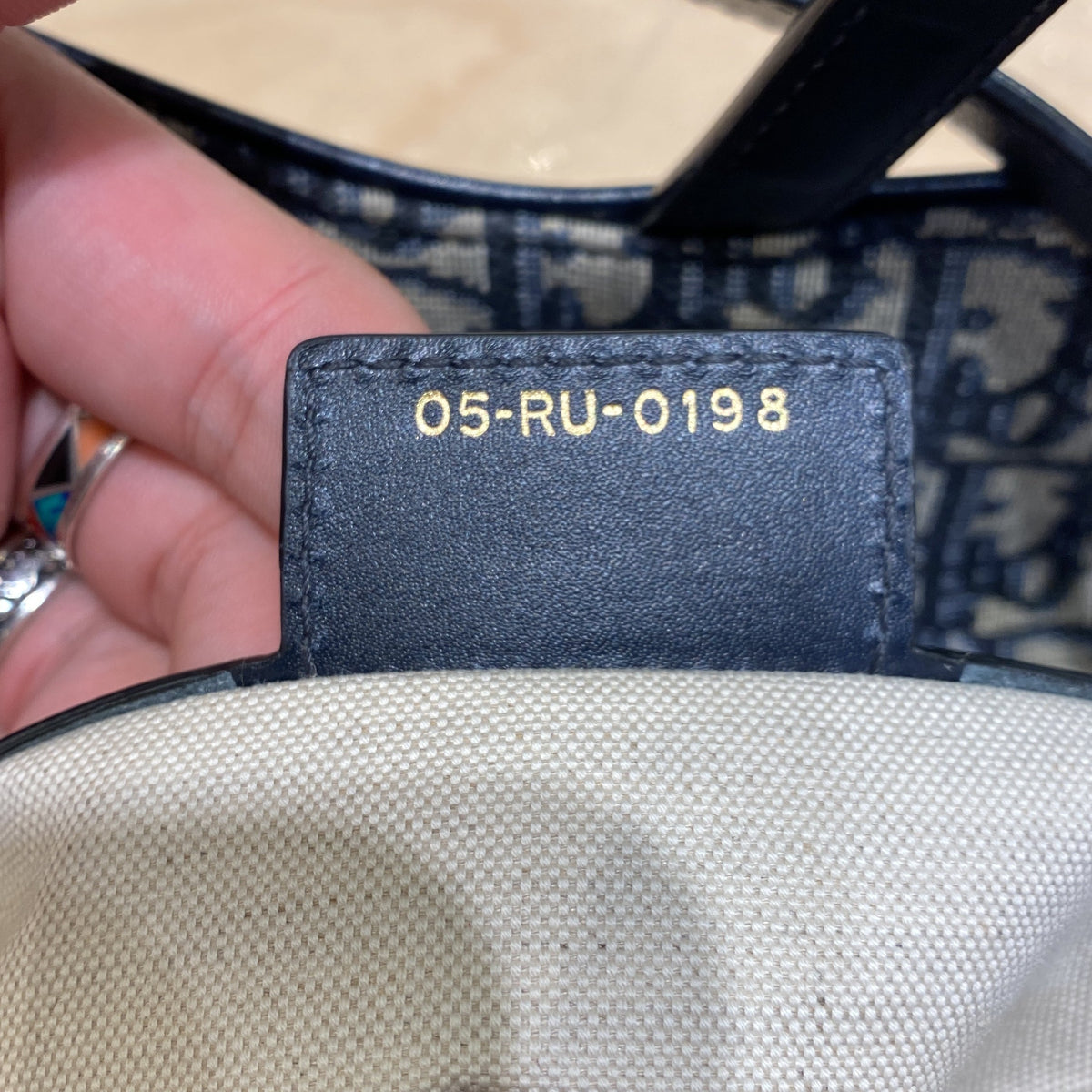 Saddle Handbag Oblique Canvas Medium