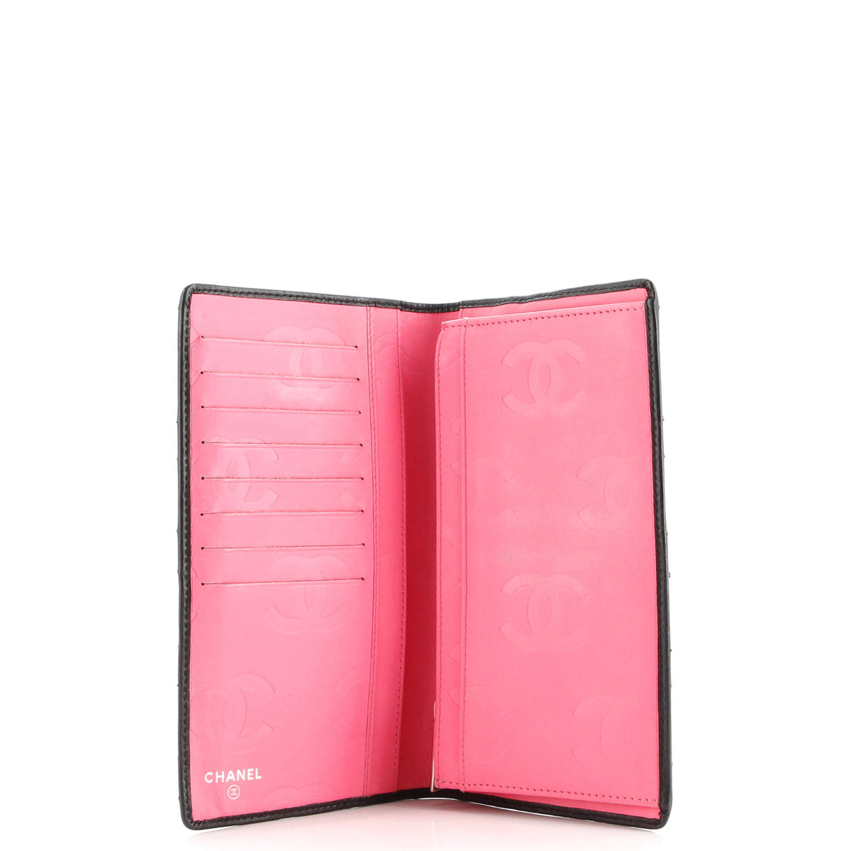 Cambon Bifold Wallet Quilted Lambskin Long