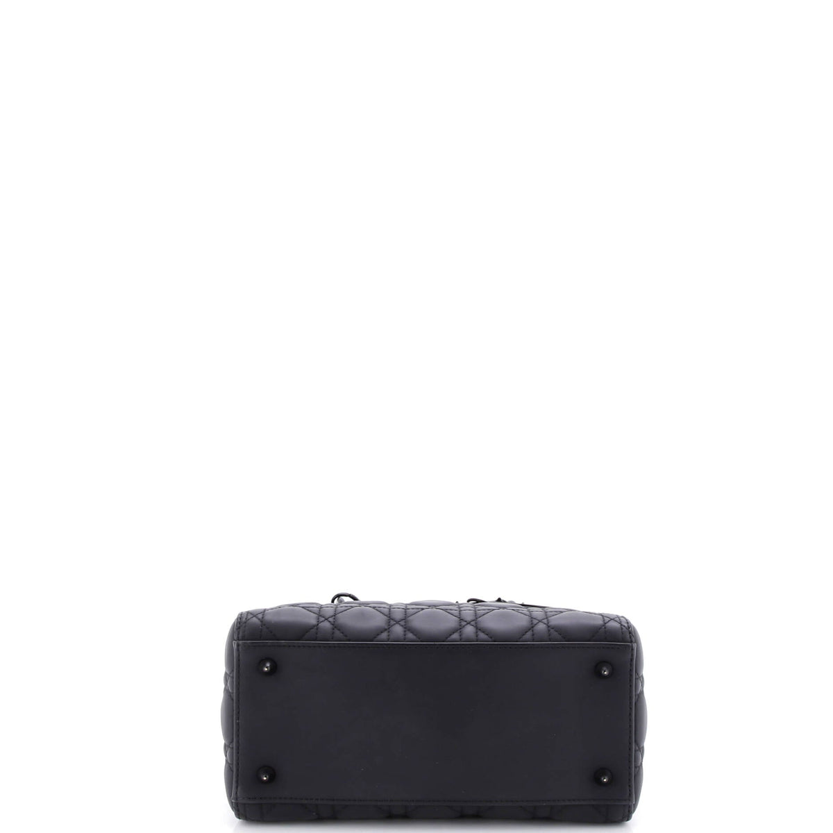 Ultra Matte Lady Dior Bag Cannage Quilt Calfskin Medium