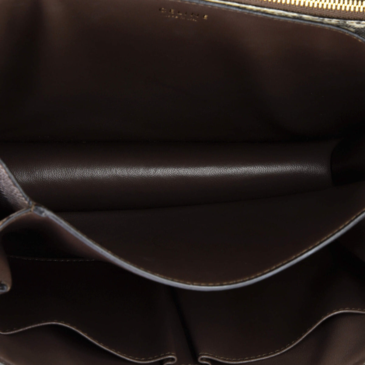 Classic Box Bag Lizard Medium
