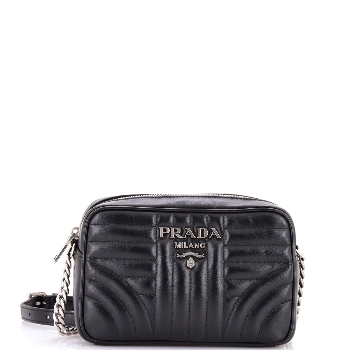 Camera Bag Diagramme Quilted Leather Small