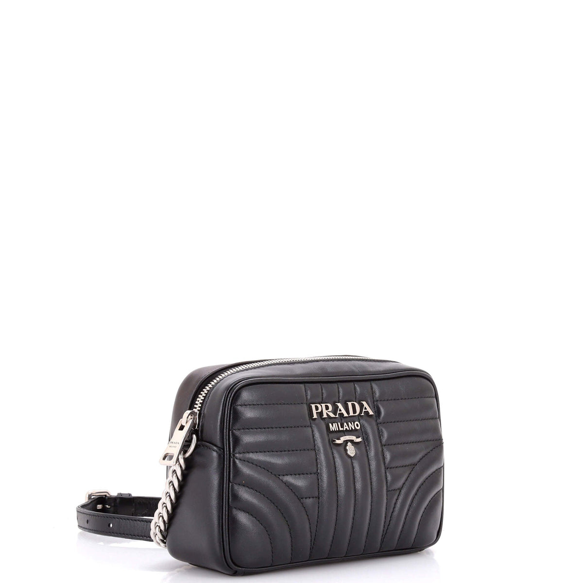 Camera Bag Diagramme Quilted Leather Small