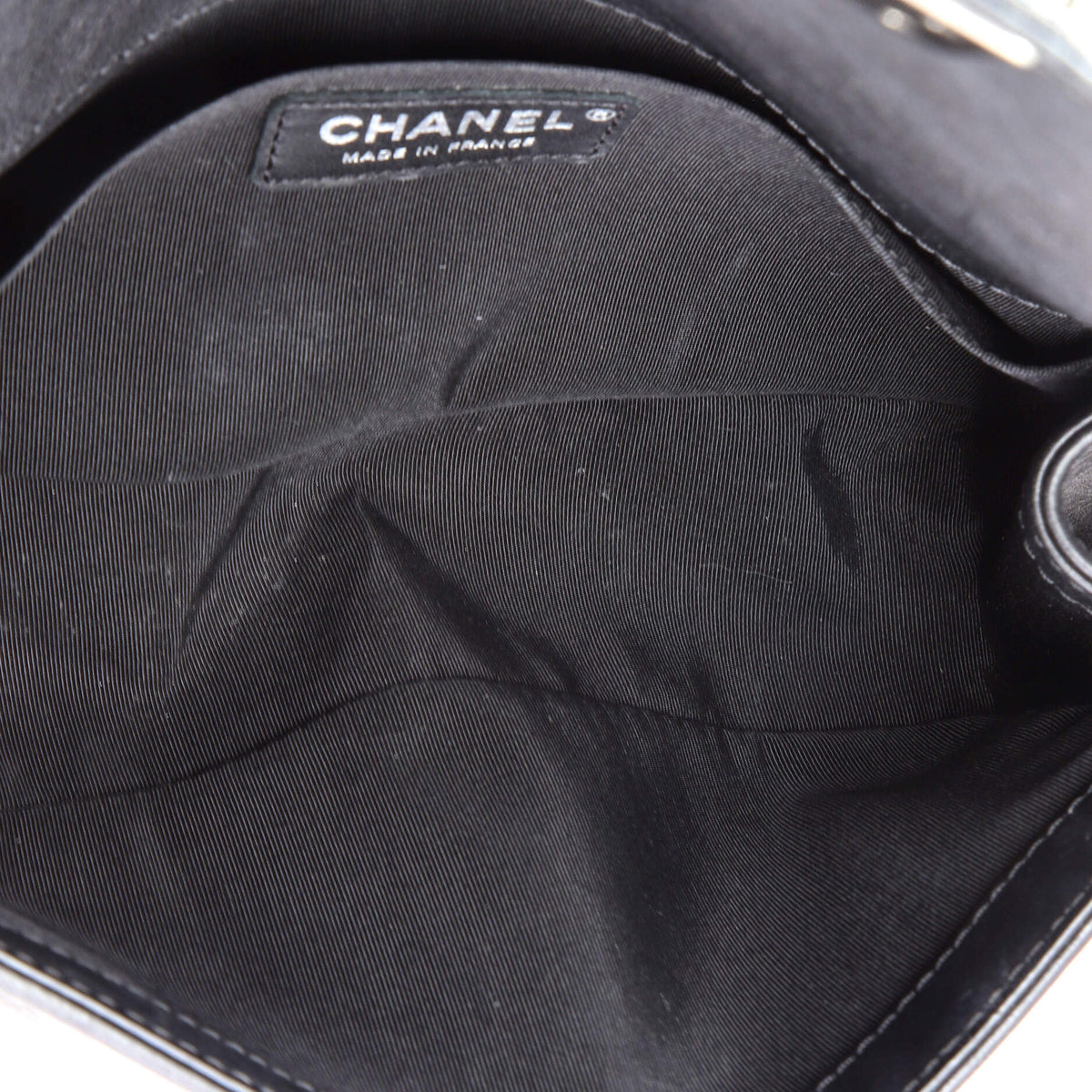 Chain Handle Boy Flap Bag Quilted Calfskin Old Medium