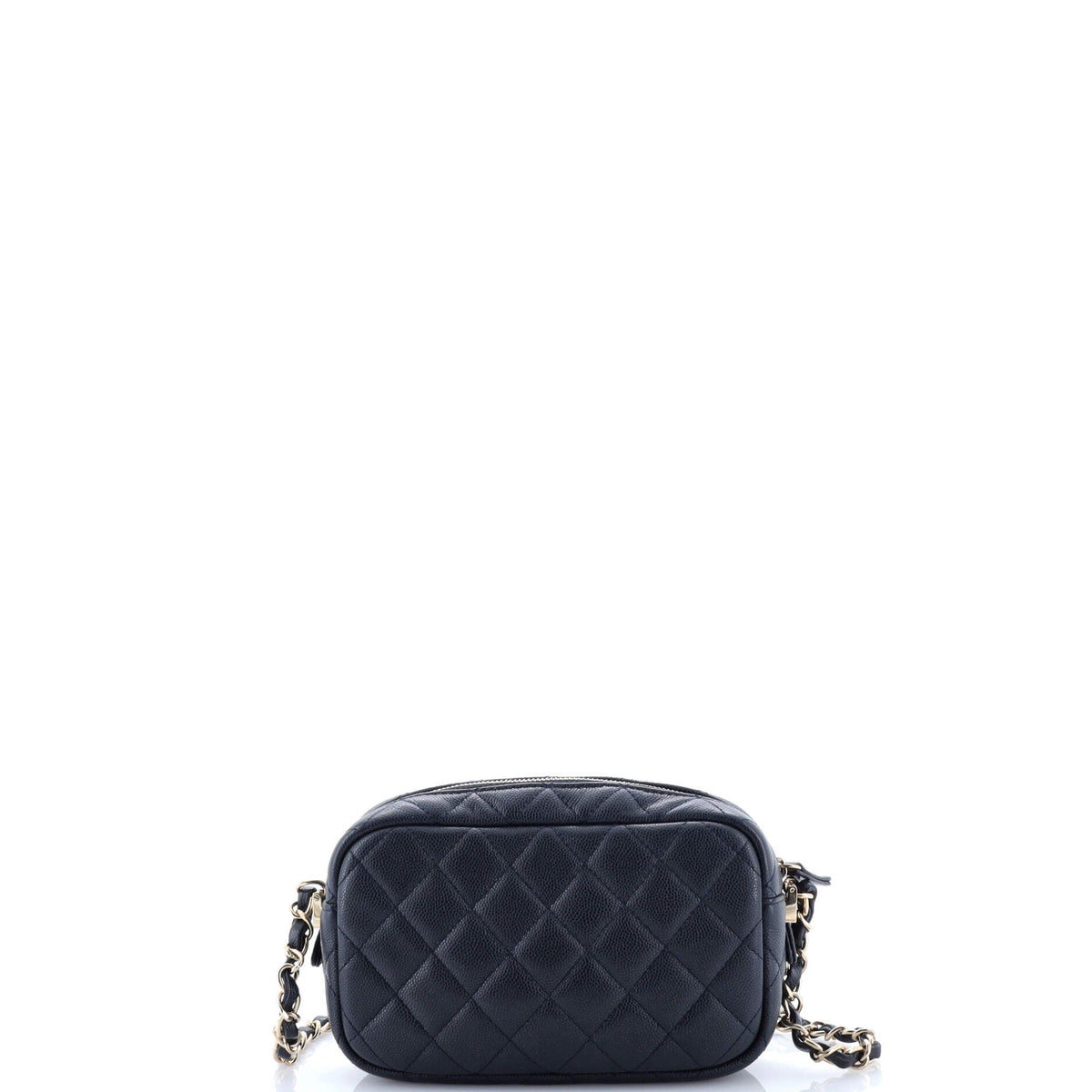 Camera Case Bag Quilted Caviar Mini