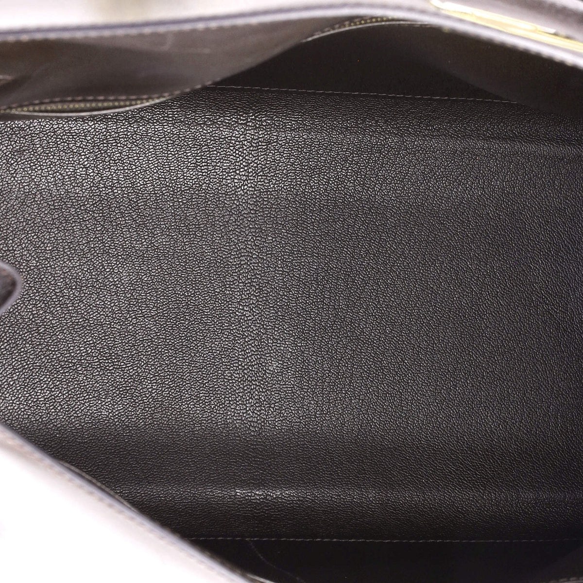 Kelly Handbag Ebene Box Calf with Gold Hardware 35