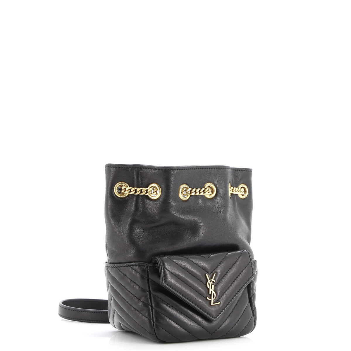 Joe Bucket Bag Matelasse Chevron Leather Mini