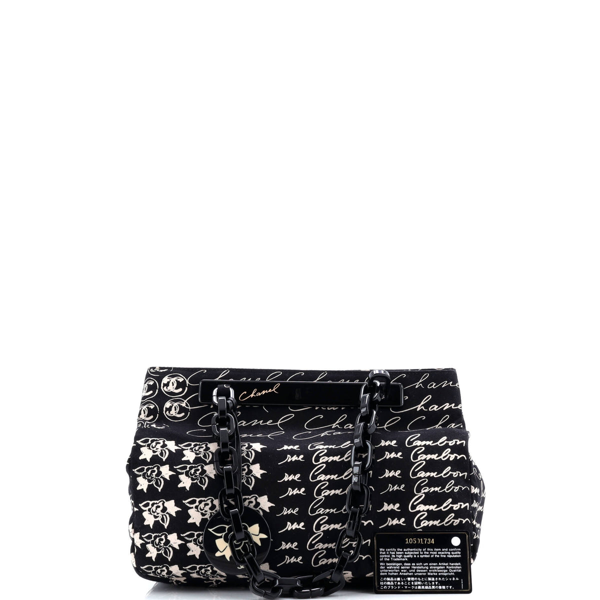 Resin Tote Printed Canvas