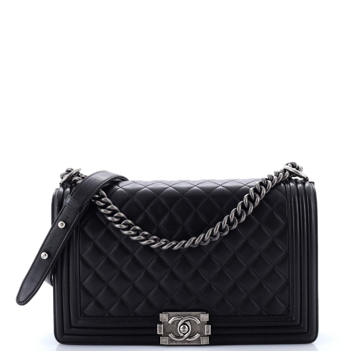 Boy Flap Bag Quilted Lambskin New Medium